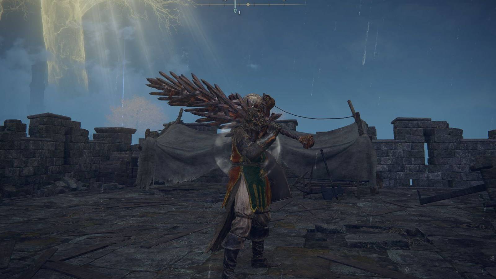 Elden Ring Grafted Blade Greatsword Guide Equipped