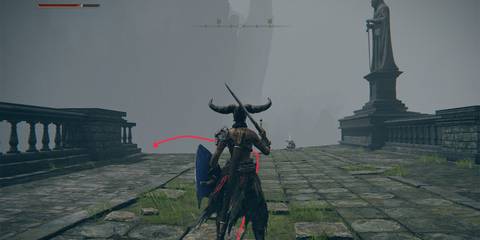 Elden Ring Path Lake Cliff Site Grace Down Under Bridge Path