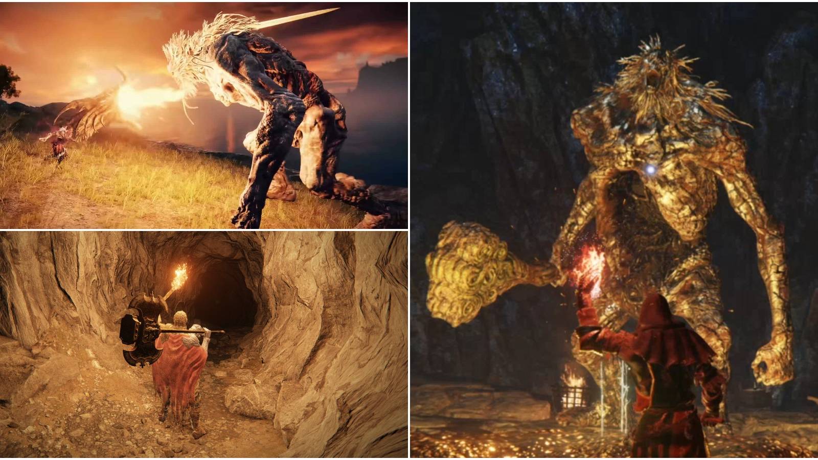 Elden Ring Split Image How To Beat The Stonedigger Troll