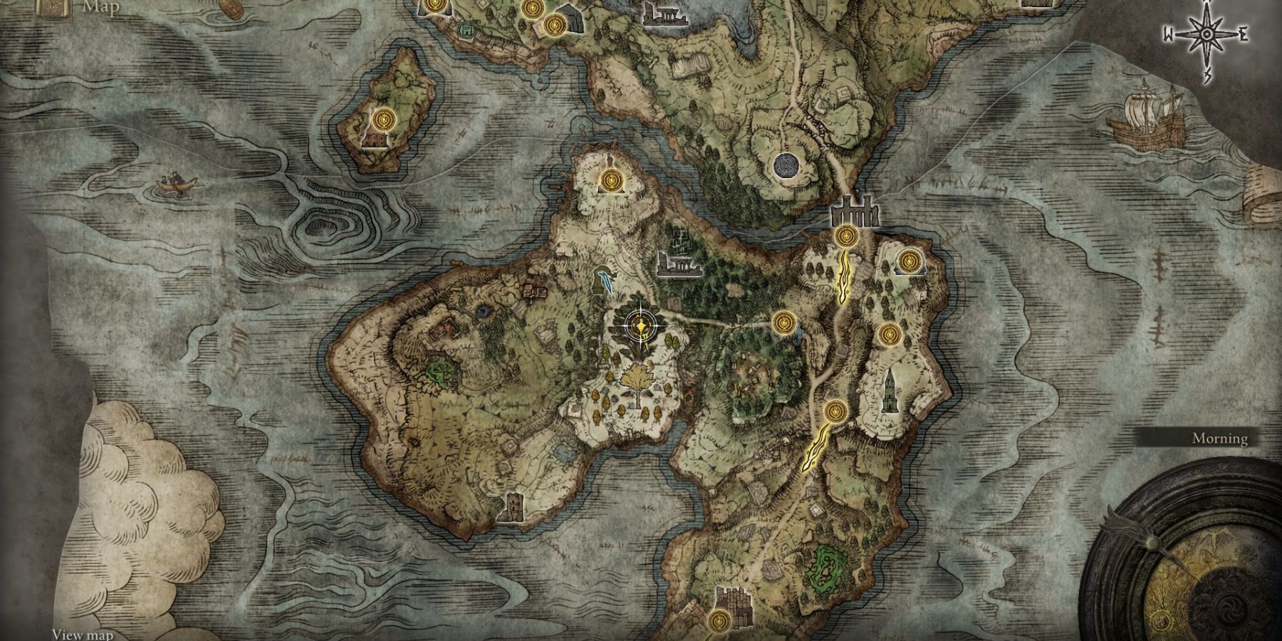 Elden Ring World Map Fragments Guide South Limgrave Feature