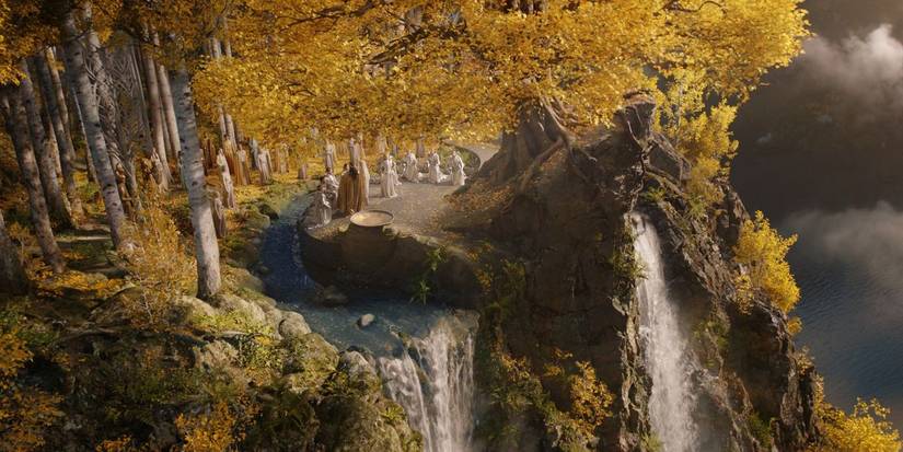 An Elf Kingdom in The Lord of the Rings: Rings of Power