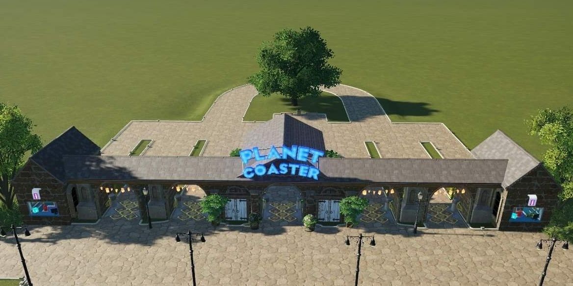 Entry Gate In Planet Coaster