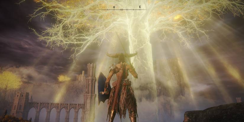Erd Tree Elden Ring Glowing Shot