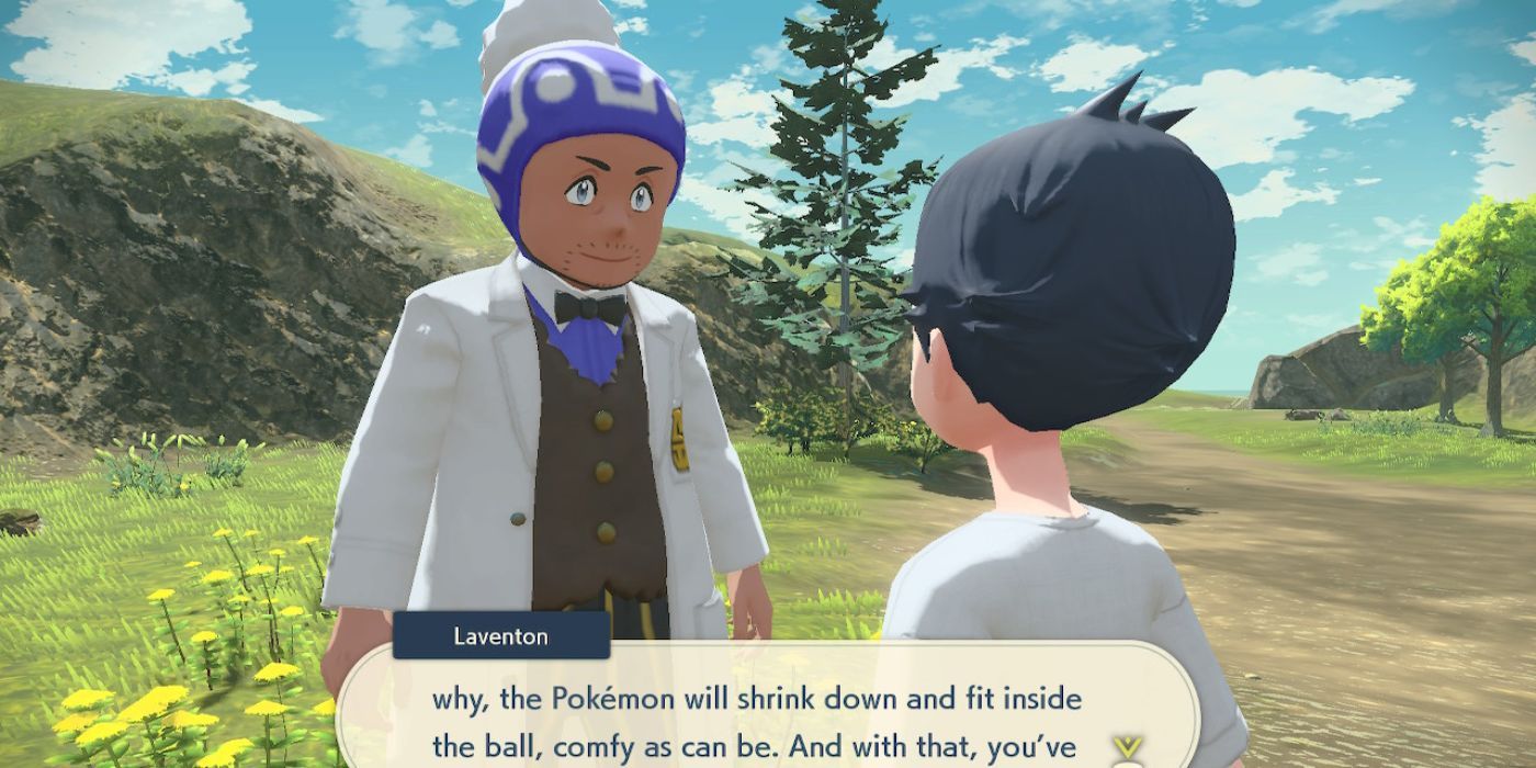 pokemon legends arceus professor laventon rei