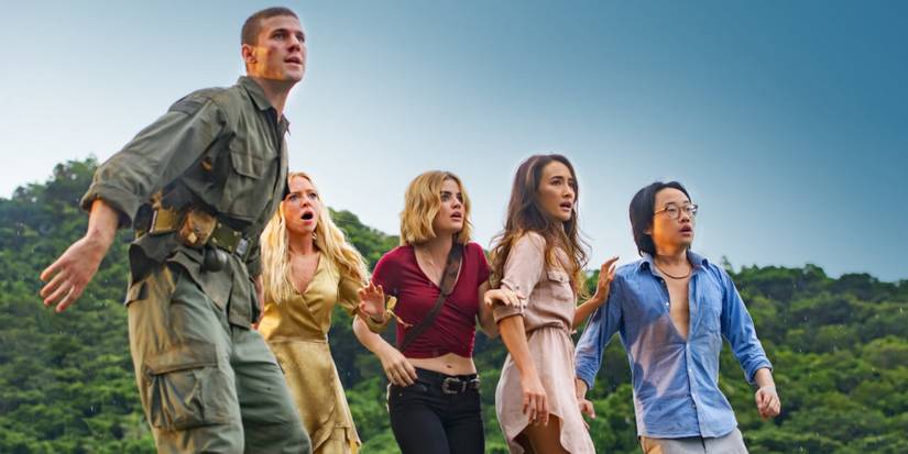 The cast of the 2020 horror movie Fantasy Island