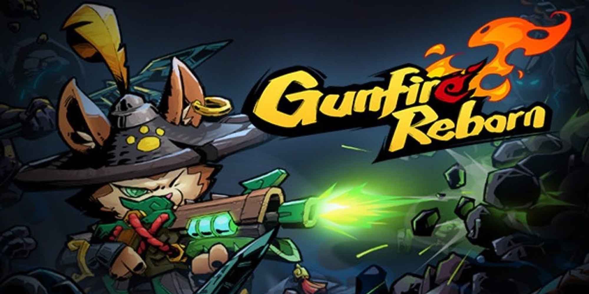 Promotional Image of Gunfire Reborn featuring the Crown Prince character using the Dragonchaser weapon