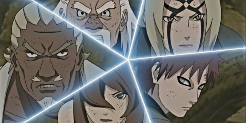 Naruto Five Kage Vs Madara