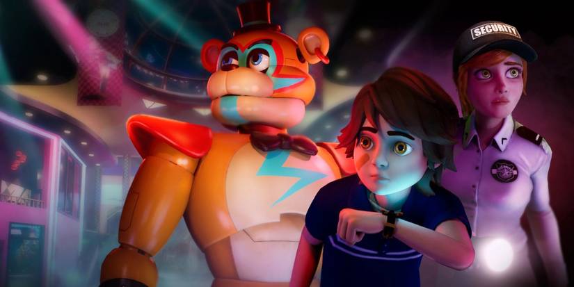 Five Nights at Freddy's Security Breach Gregory with glamrock freddy