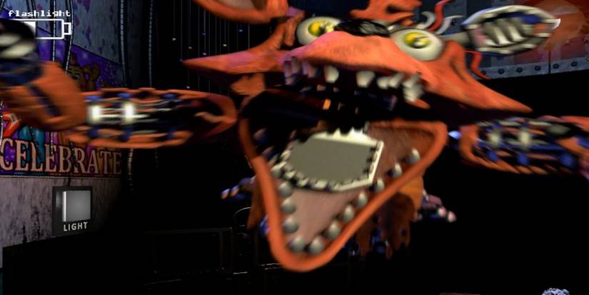 Foxy biting FNAF 2