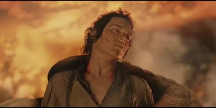 Frodo picked up by Eagles