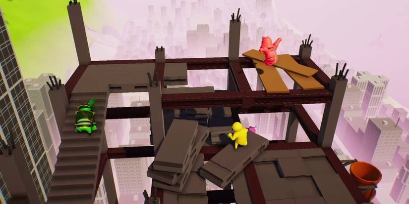 Gang Beasts Girders Map
