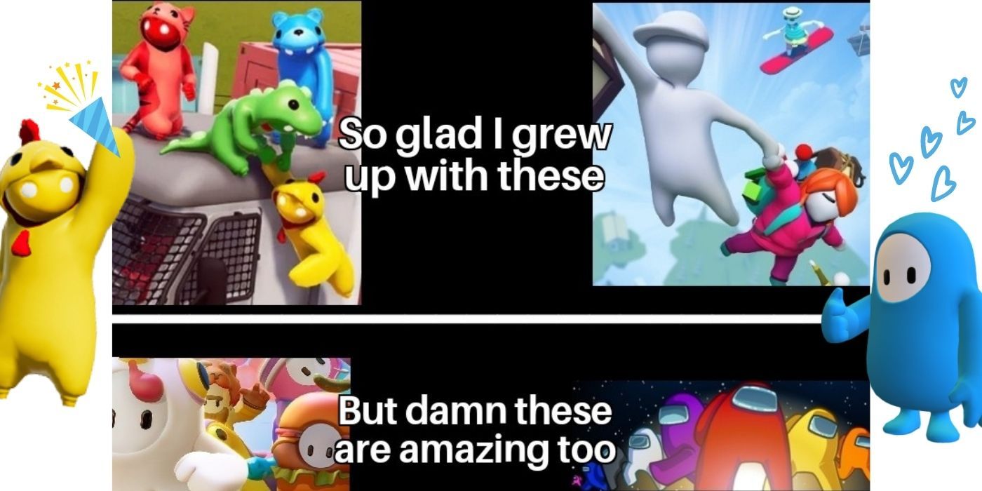 Gang Beasts Meme Fall Guys Comparison