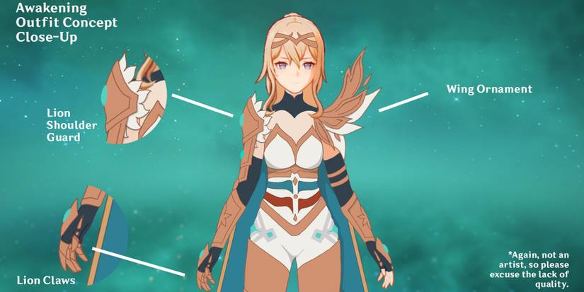 Genshin Impact fan-made concept for character Jean