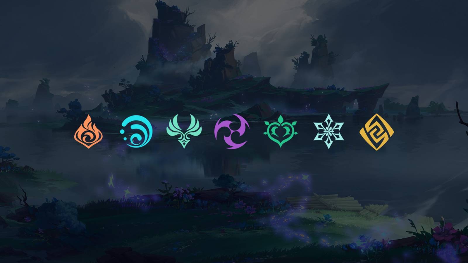 Genshin Impact all seven elements
