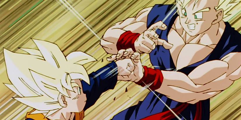 Gohan training Goten