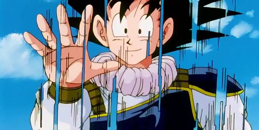 Goku using Instant Transmission