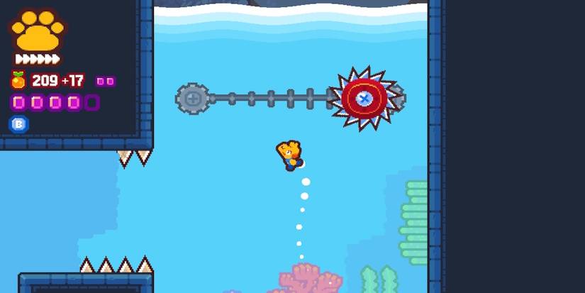 Swimming around in Grapple Dog 