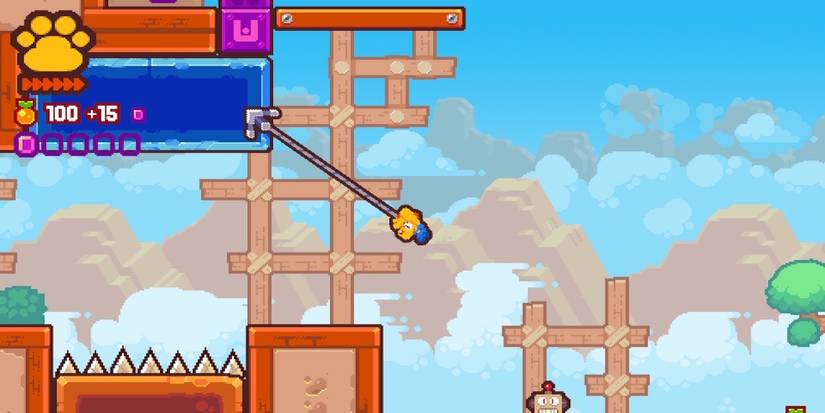 Swinging around in Grapple Dog 