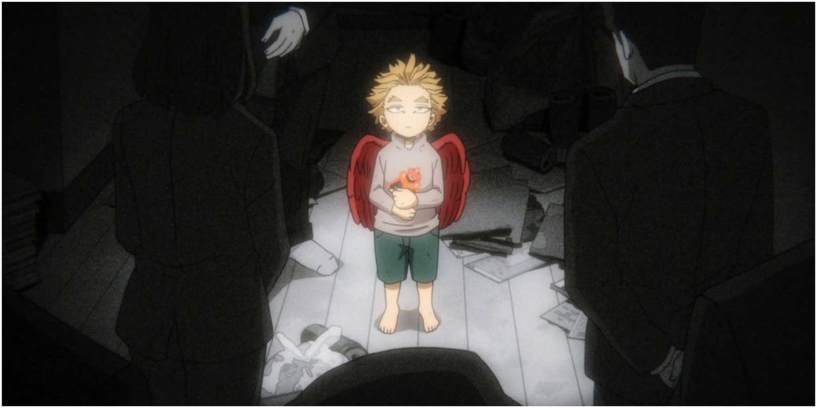 My Hero Academia Hawks Being Rescued As A Child
