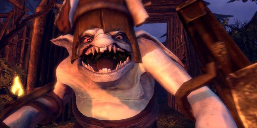 A close up of a hobbe from Fable: The Journey