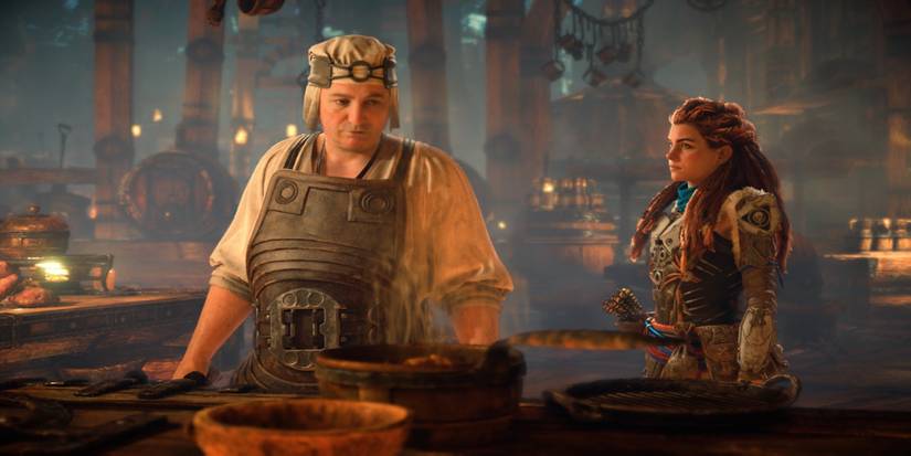 Milduf and Aloy from Horizon: Forbidden West