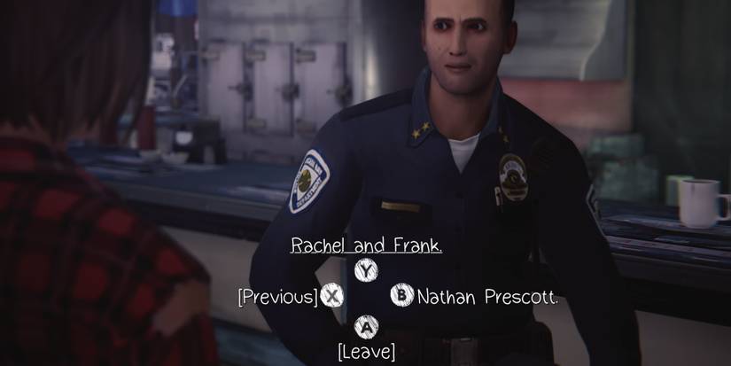 Max talking with police officer at the diner during Episode 3 of Life is Strange Remastered