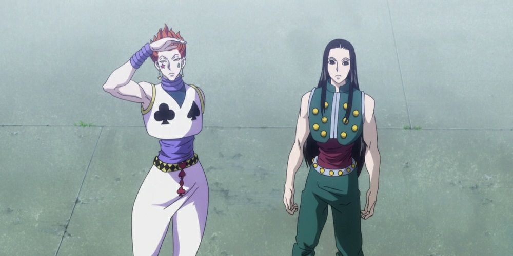 Illumi and Hisoka from Hunter x Hunter