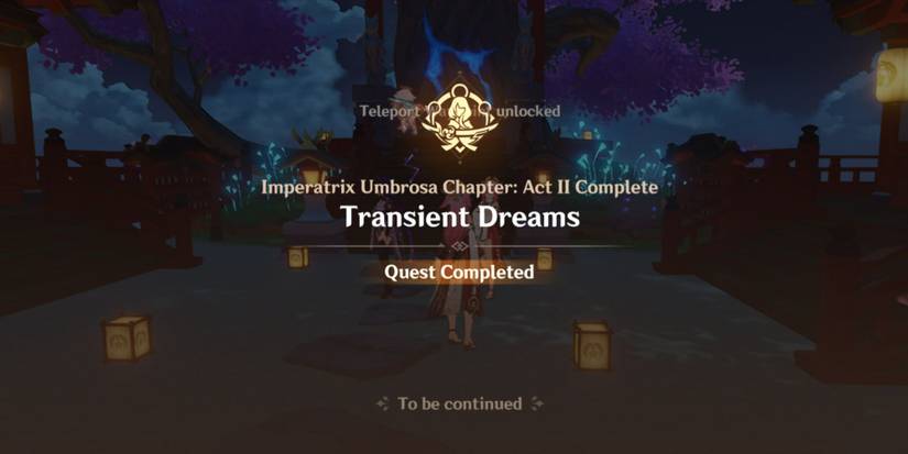 Imperatrix Umbrosa Chapter - Act II end screen