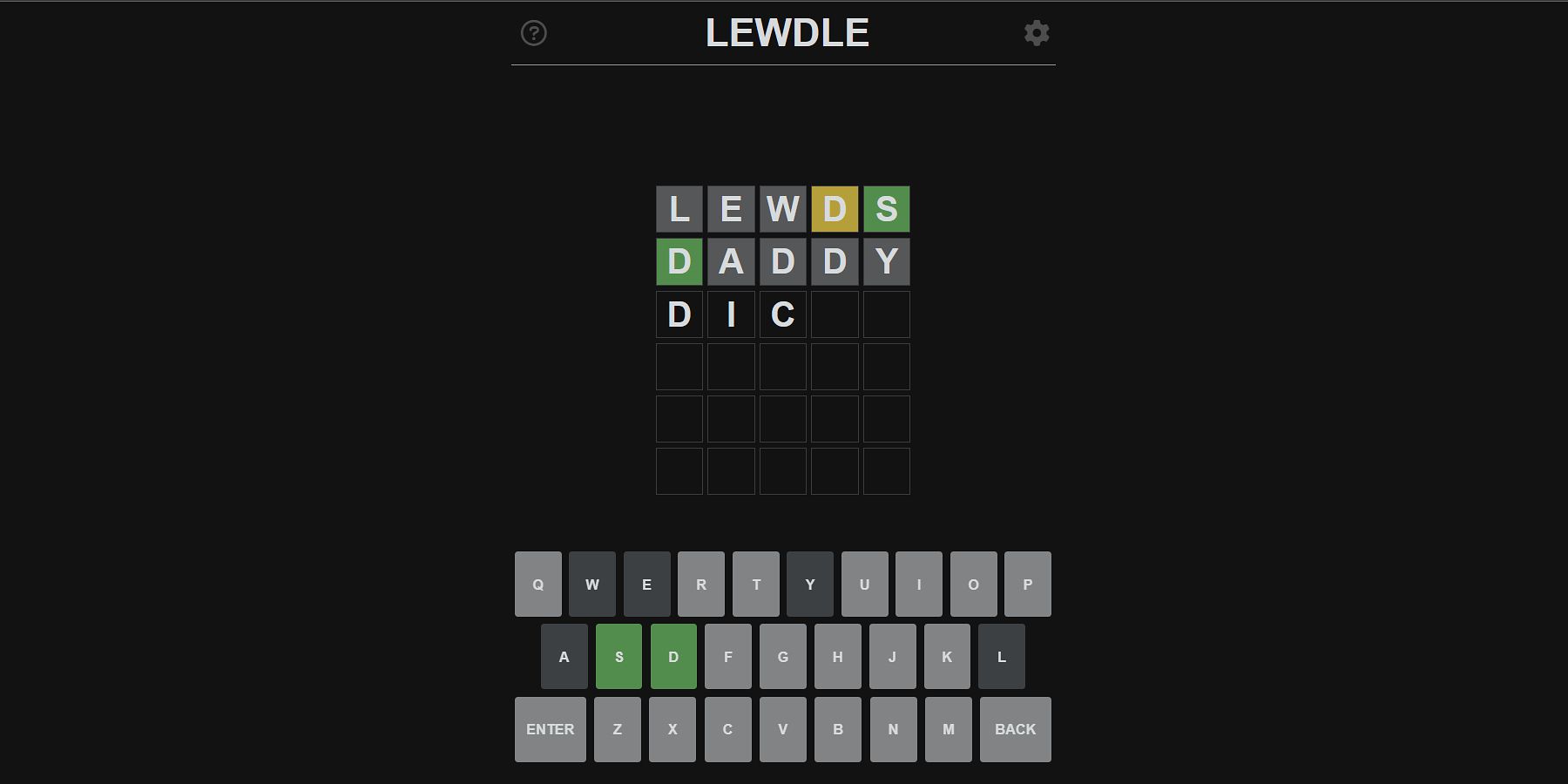 lewdle guesses browser