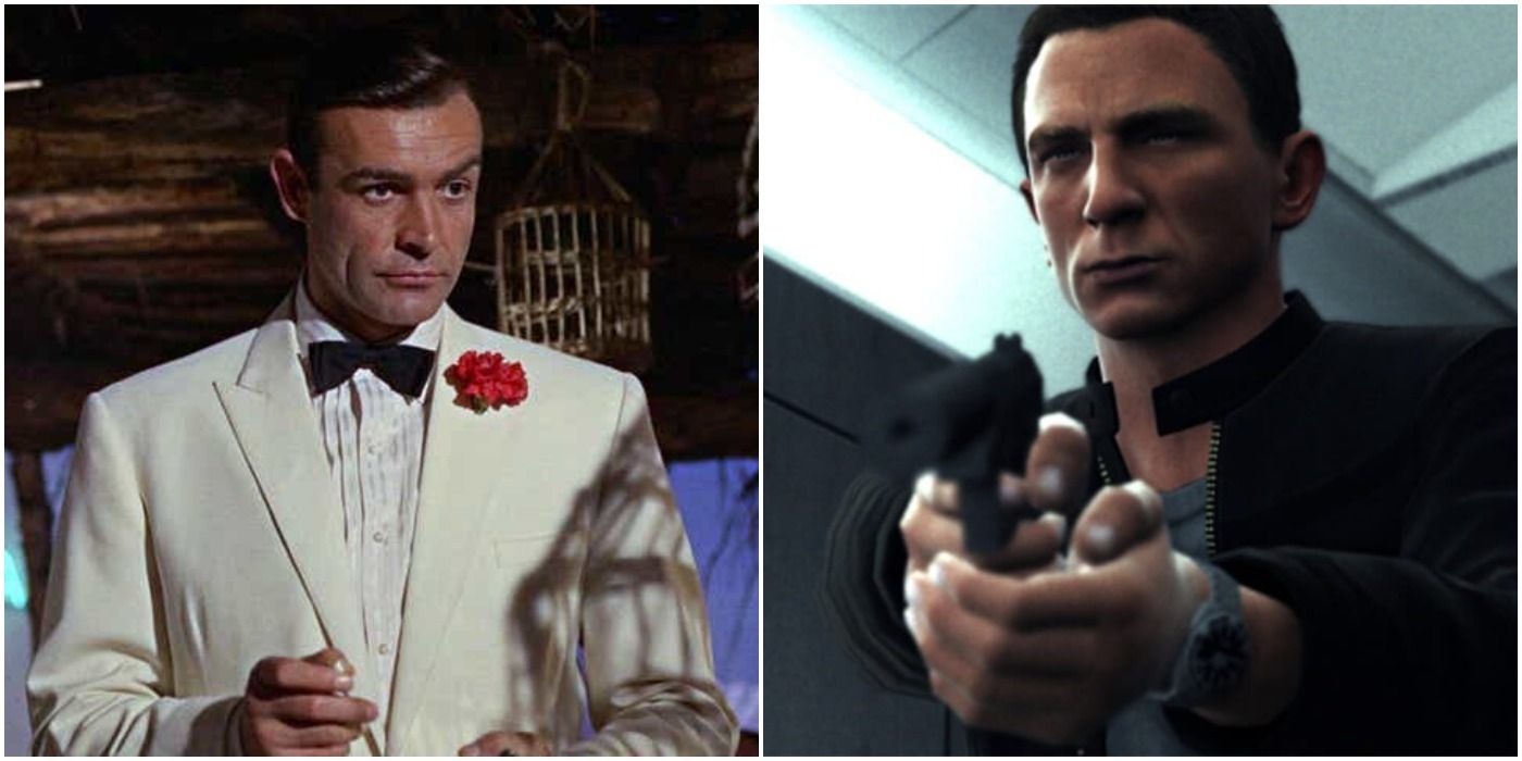 James Bond in Goldfinger and 007 Legends
