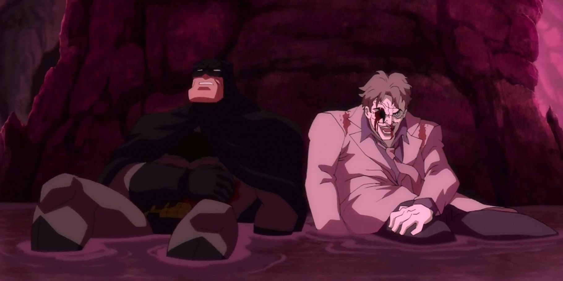 Batman and the Joker in Batman: The Dark Knight Returns