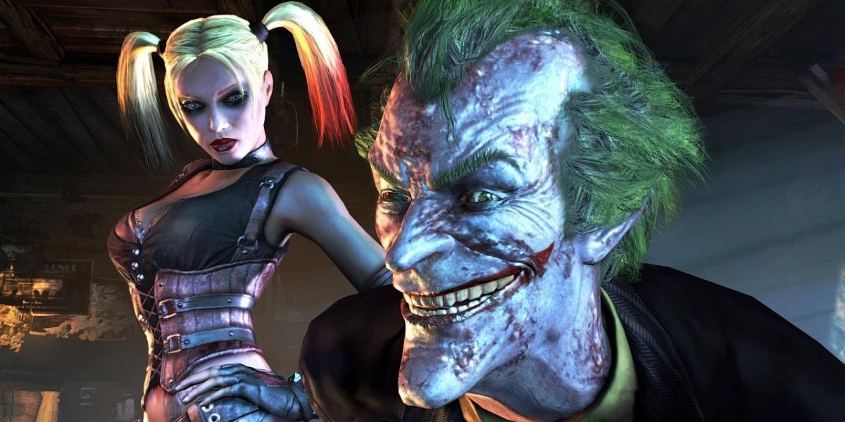 The Joker and Harley Quinn in Batman: Arkham City