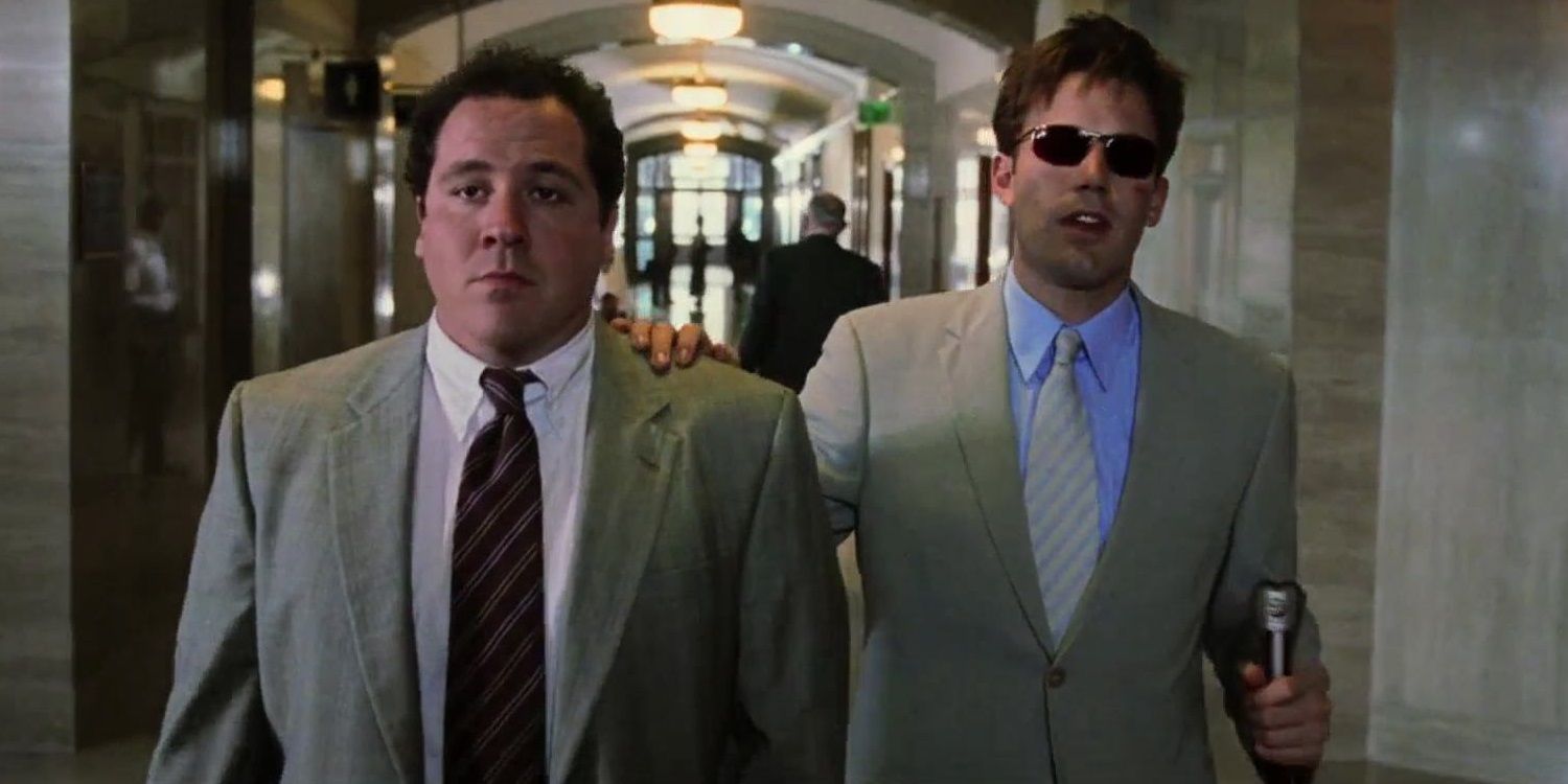 Jon Favreau and Ben Affleck as Foggy Nelson and Matt Murdock in Daredevil