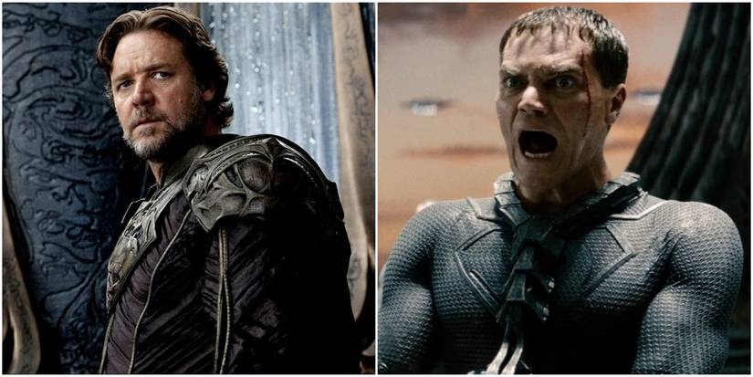 Jor-El and Zod in Man of Steel
