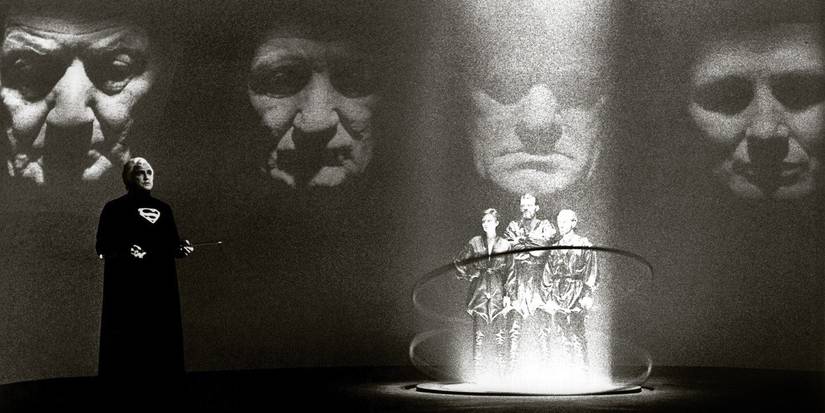 Jor-El and Zod in Superman 2