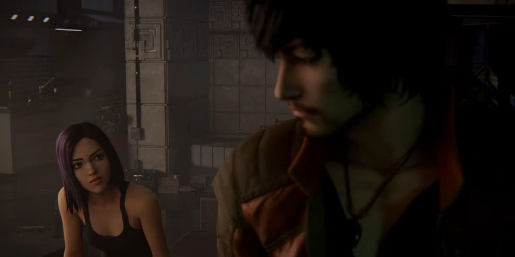 Joseph and Elle in Blade Runner Black Lotus