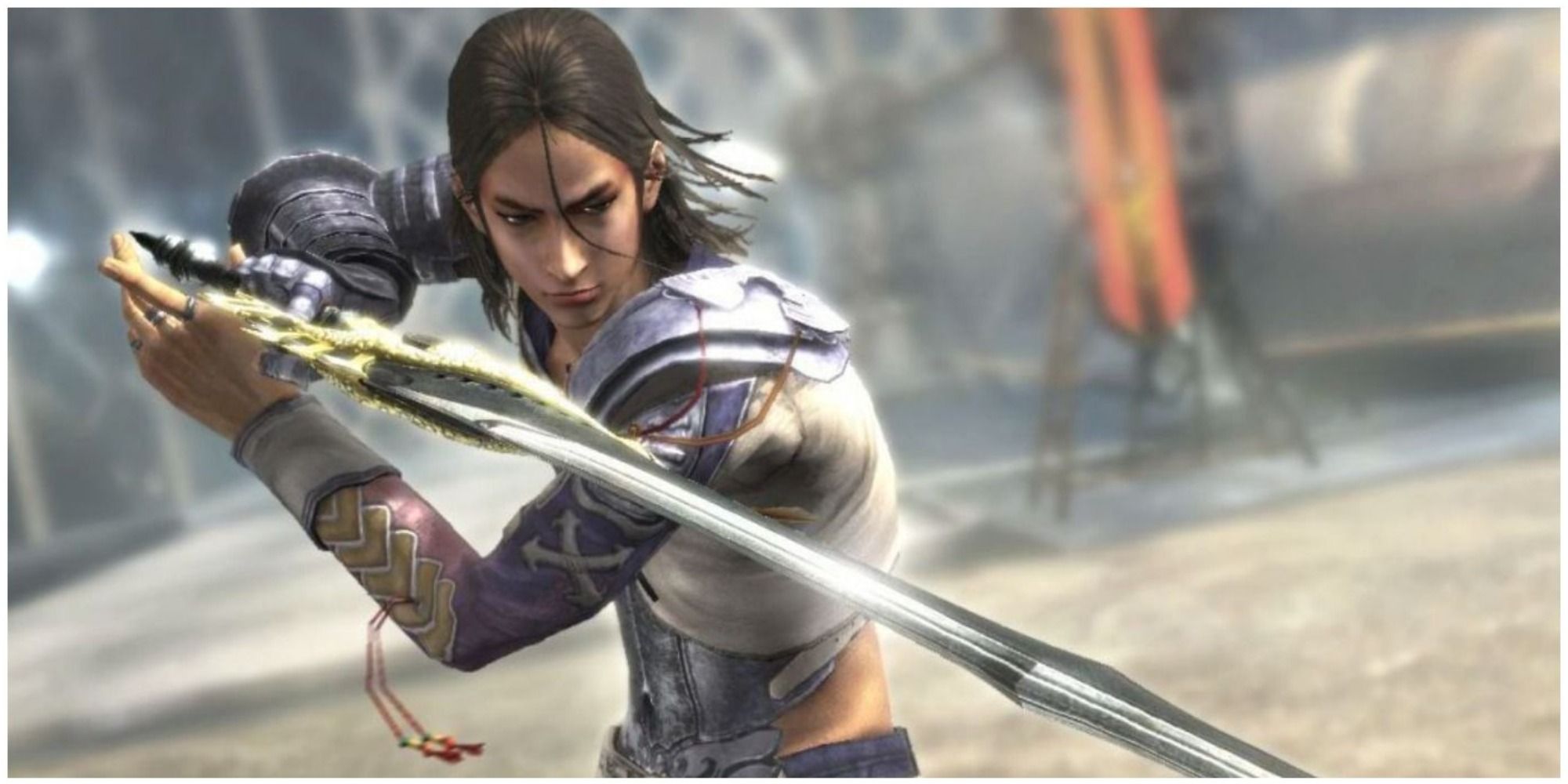 Kaim in battle during the opening scene of Lost Odyssey