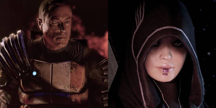 Kasumi and Zaeed in Mass Effect