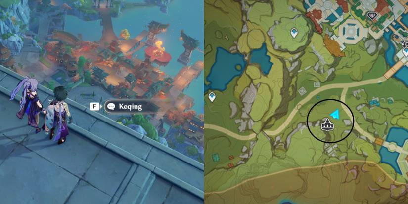 Keqing location in Genshin Impact