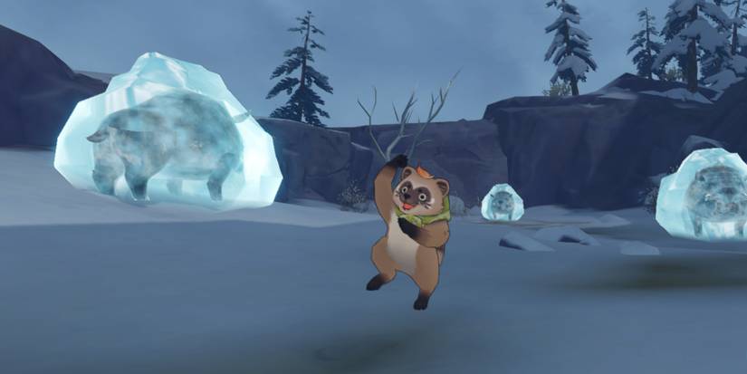 Genshin Impact Kichiboushi in Dragonspine