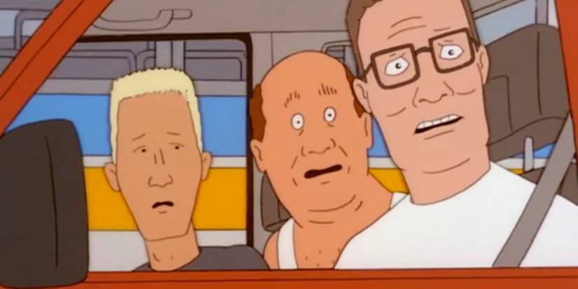 A scene featuring characters from King of the Hill