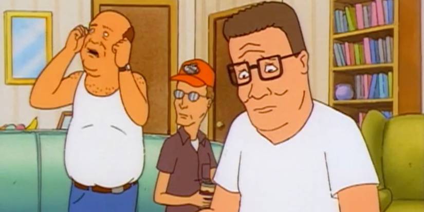 A scene featuring characters from King of the Hill