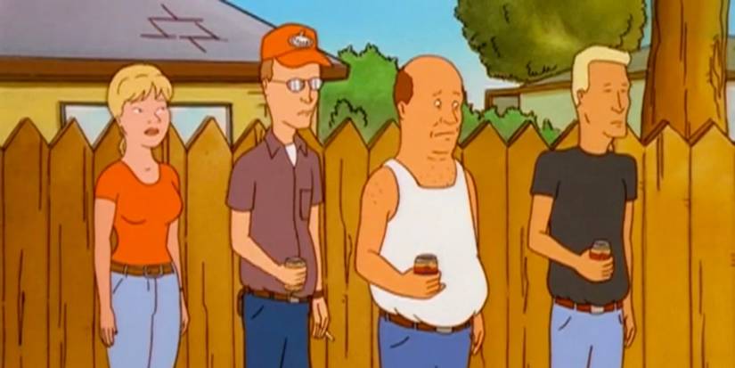 A scene featuring characters from King of the Hill