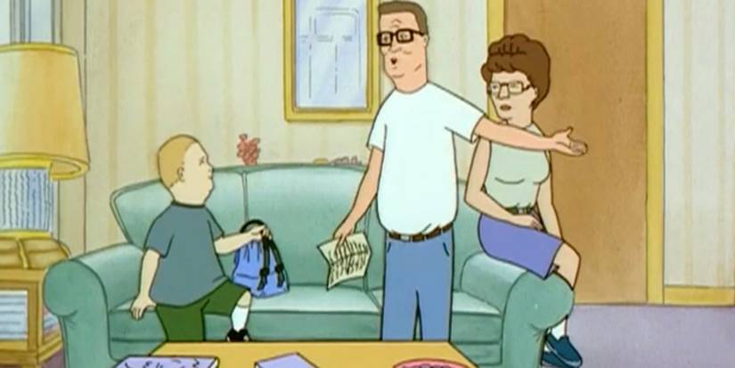 A scene featuring characters from King of the Hill