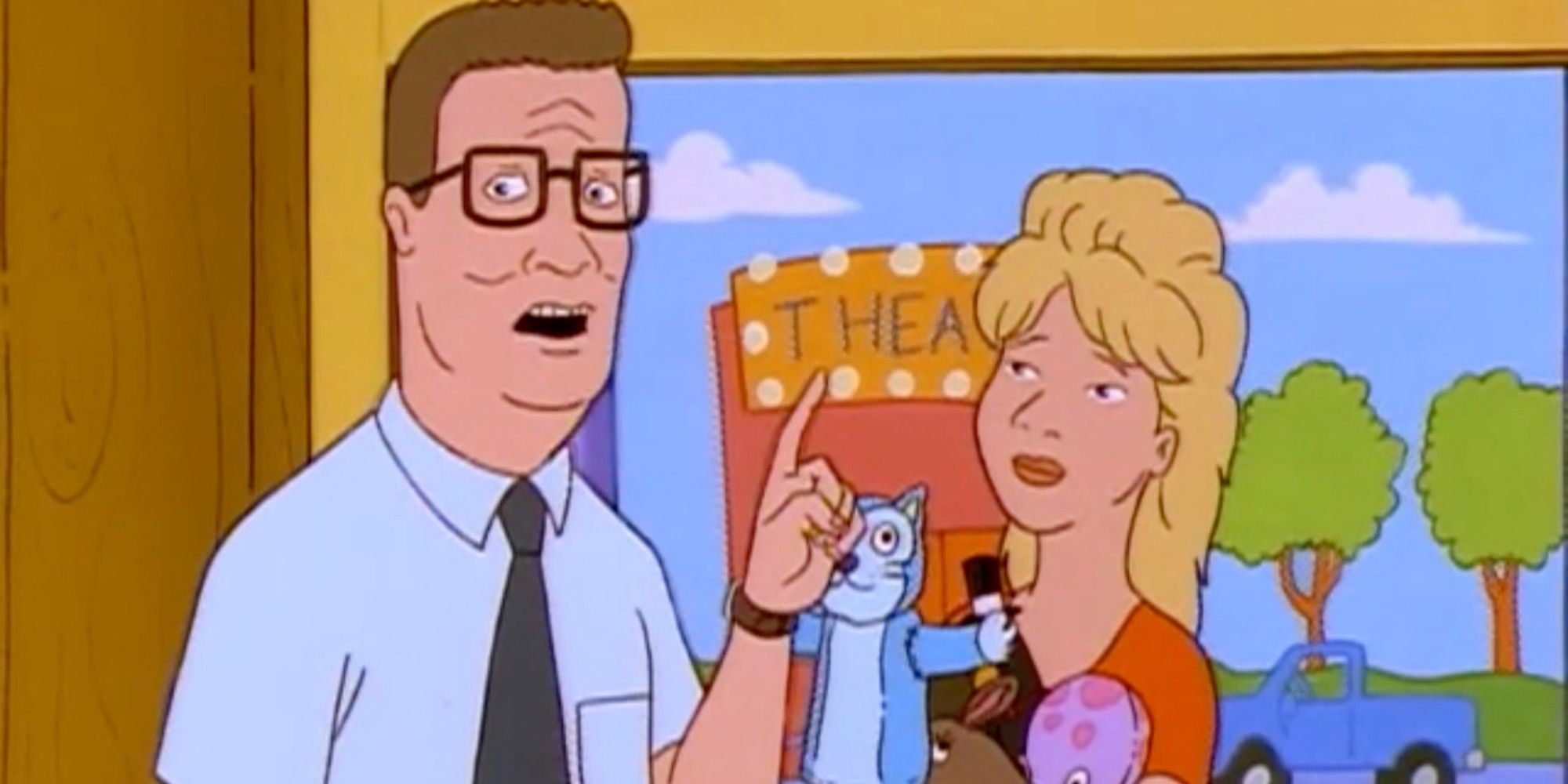 Hank and Luanne from King of the Hill