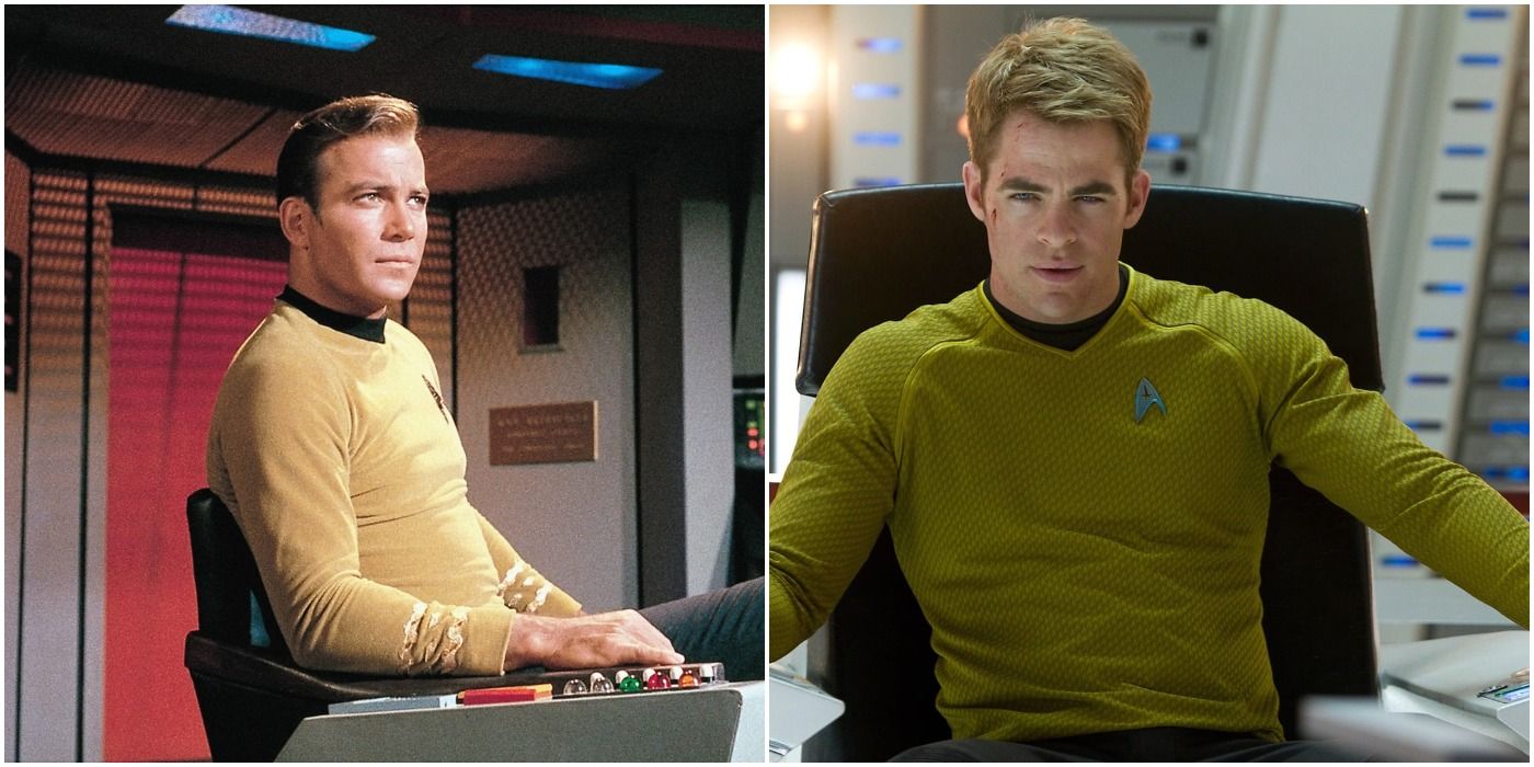 Kirk in Star Trek: The Original Series and Into Darkness