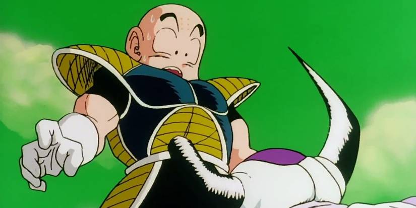 Krillin and Frieza in Dragon Ball Z