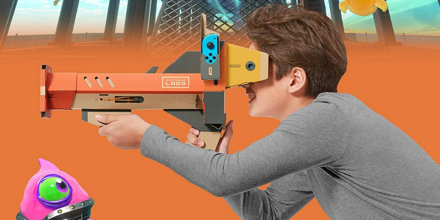 Promo image of the Nintendo Labo VR kit