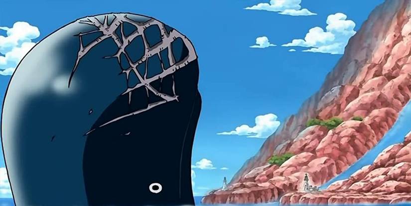 Laboon blocks the path of the Straw Hats