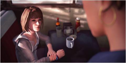 Life Is Strange Max At The Diner Waiting For Chloe With Joyce
